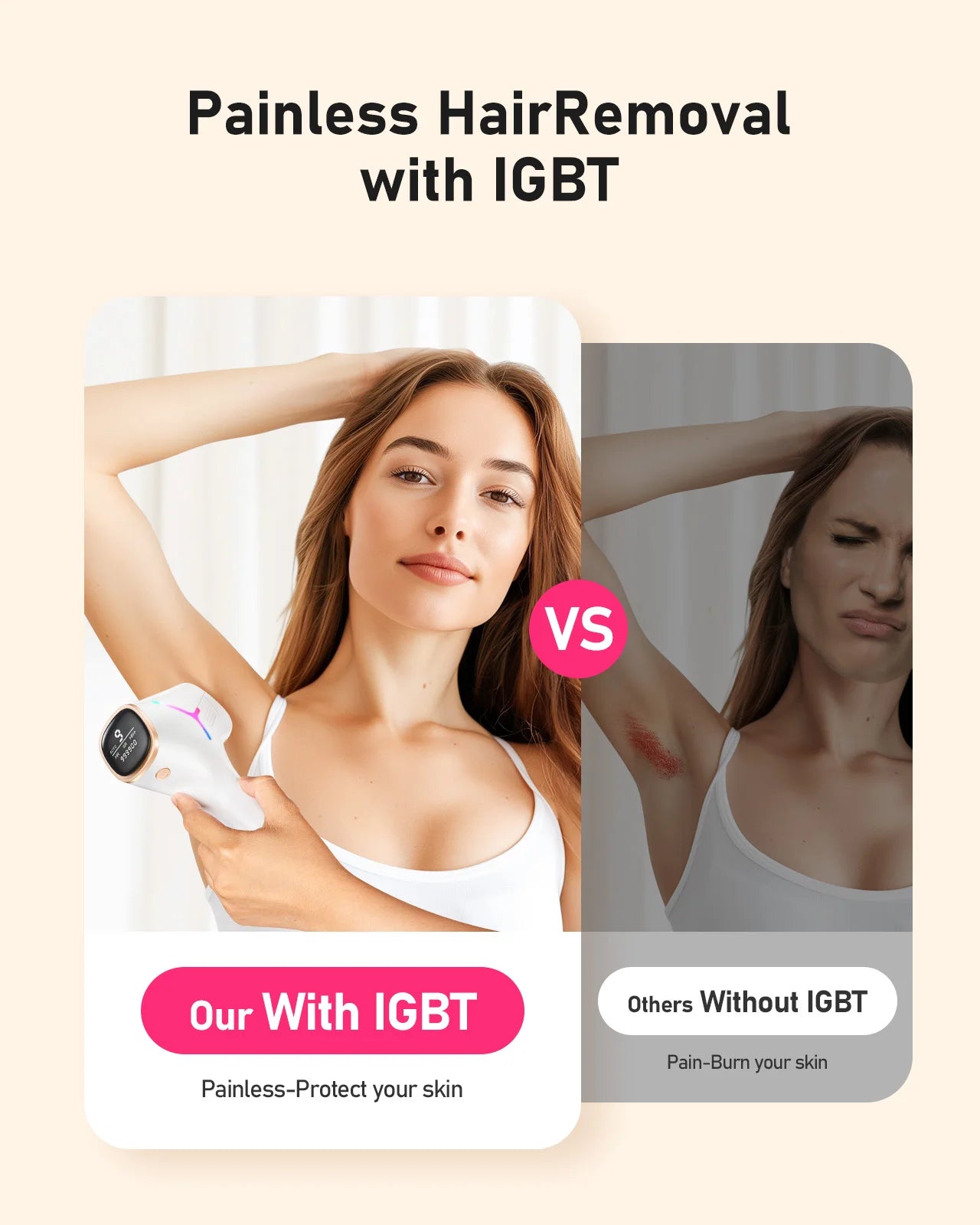 LASER HAIR REMOVER MACHINE FOR WOMEN AND MEN